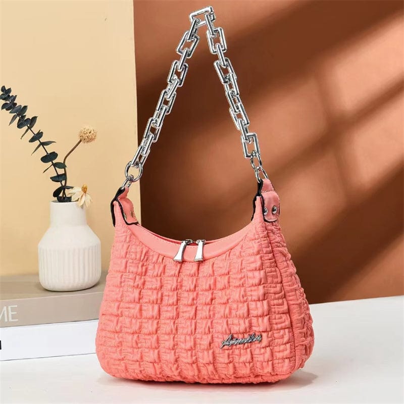S / orange-red new style in  2023 leather PU  handbags fashion and comfortable luxury bags for women womens bag handbags