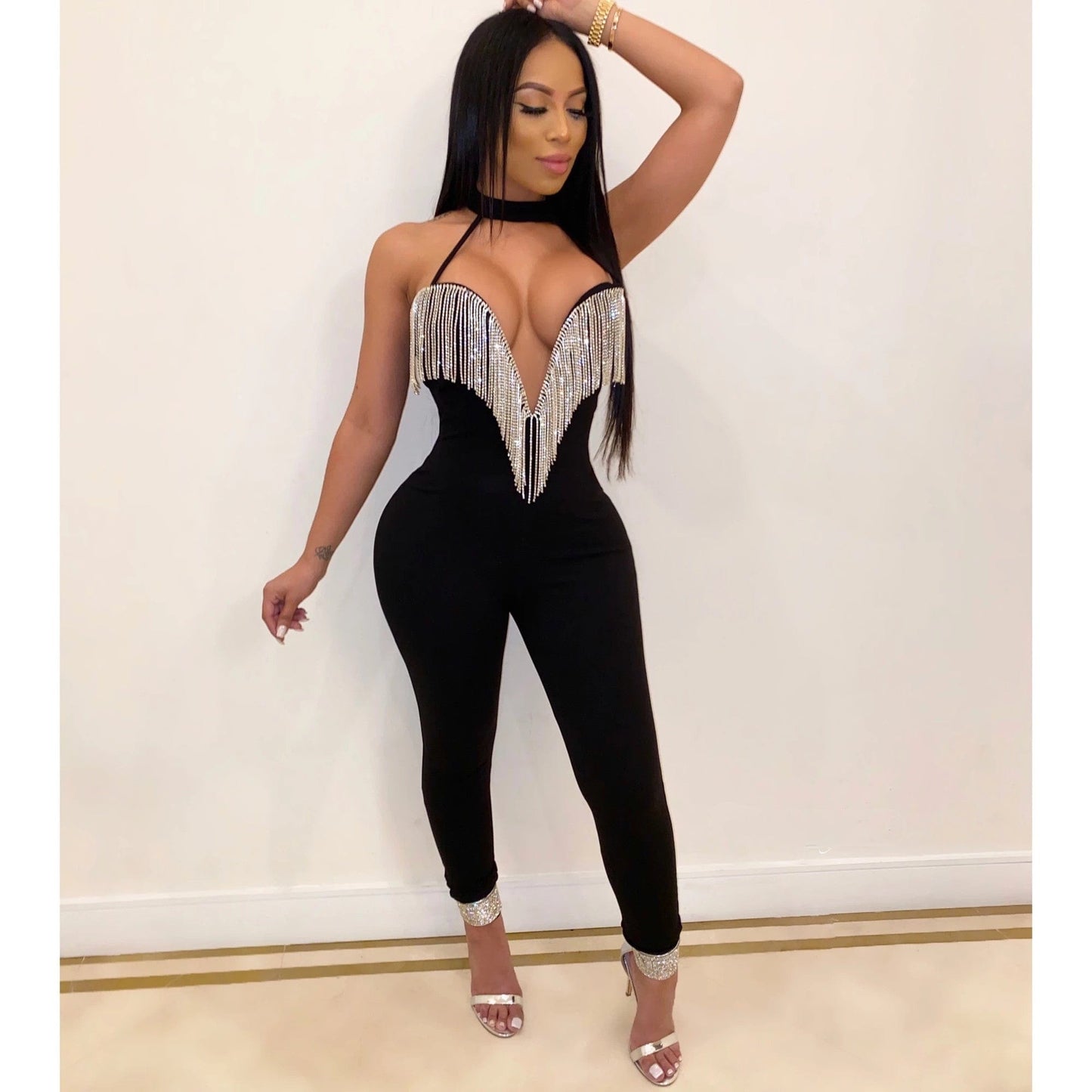 S / PH0260-Black Promotion Wholesale  High  Ladies Fashionable Women Sexy Trousers Casual Pant Clubwear Hollow Out Women Pants