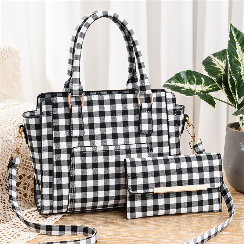 S / plaid black New womens bags 2022 comfortable and beautiful handbags handbag large and light capacity hand bag handbags16324