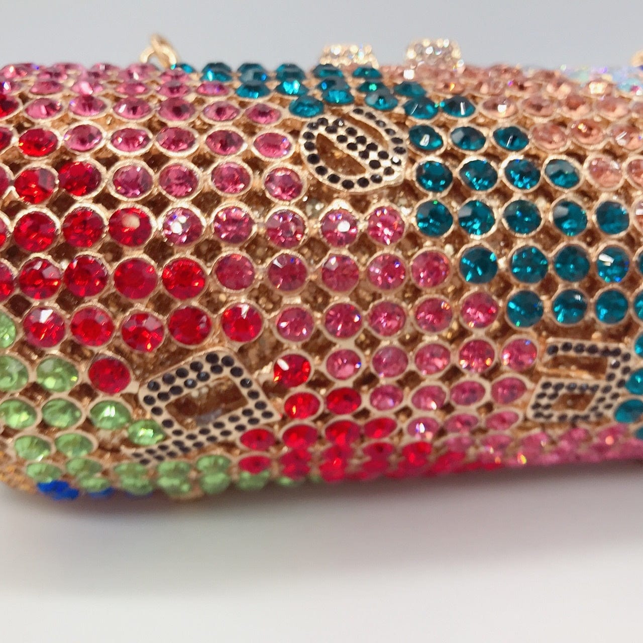 S / Purple Red 2022 Gorgeous Wedding Purse Tin Can Shaped Purse Clutch Evening bags