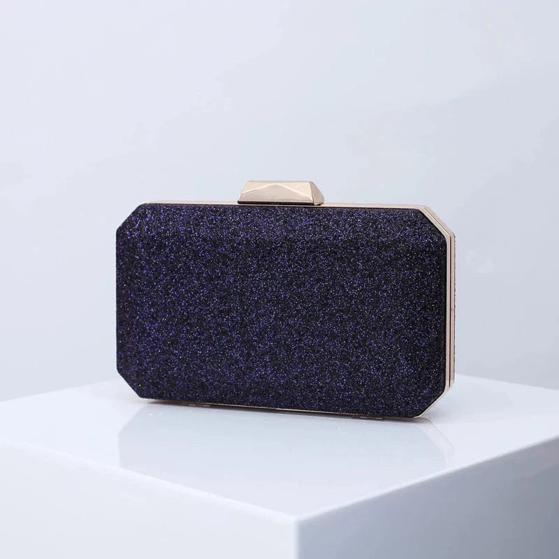 S / Purple Surprise price high grade luxury party dress pu leather sparkly clutch evening bags