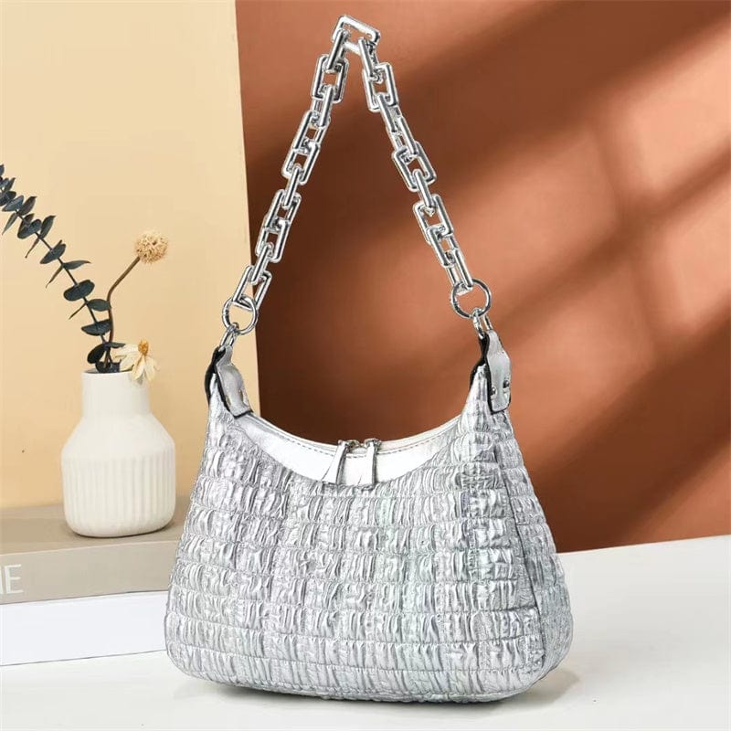 S / silver new style in  2023 leather PU  handbags fashion and comfortable luxury bags for women womens bag handbags