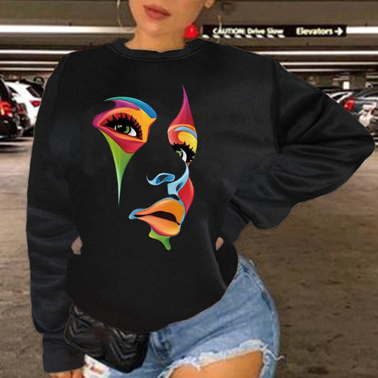 S to 5XL autumn winter black plus size women's hoodies & sweatshirts sweaters warm comfortable clothes