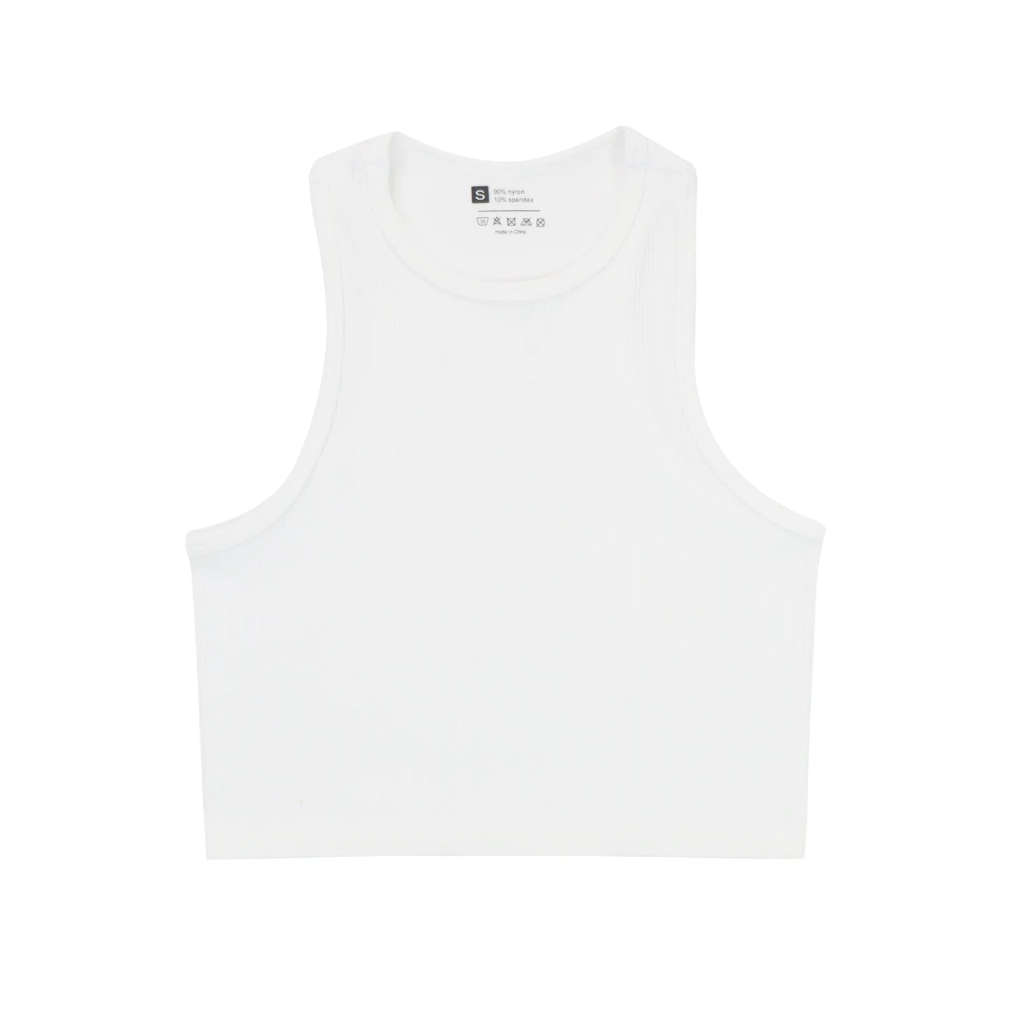 S / White Hot Selling  Quik Drying Sleeveless Tank Tops For Woman
