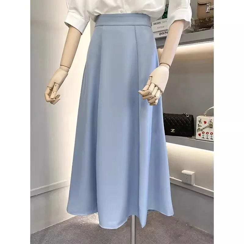 S-XL Professional commuting A-line skirt Women's Autumn New High Waist Suit Skirt