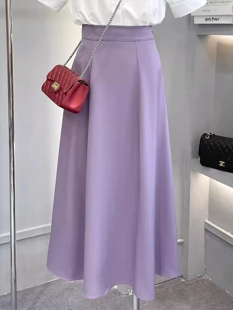 S-XL Professional commuting A-line skirt Women's Autumn New High Waist Suit Skirt