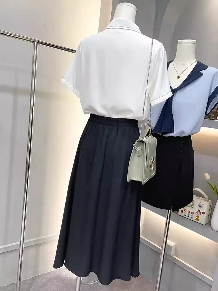 S-XL Professional commuting A-line skirt Women's Autumn New High Waist Suit Skirt