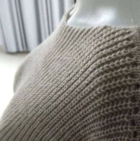 S-XL women's oversized sweater Bat sleeved round neck pullover top Coarse knitted pullover sweater