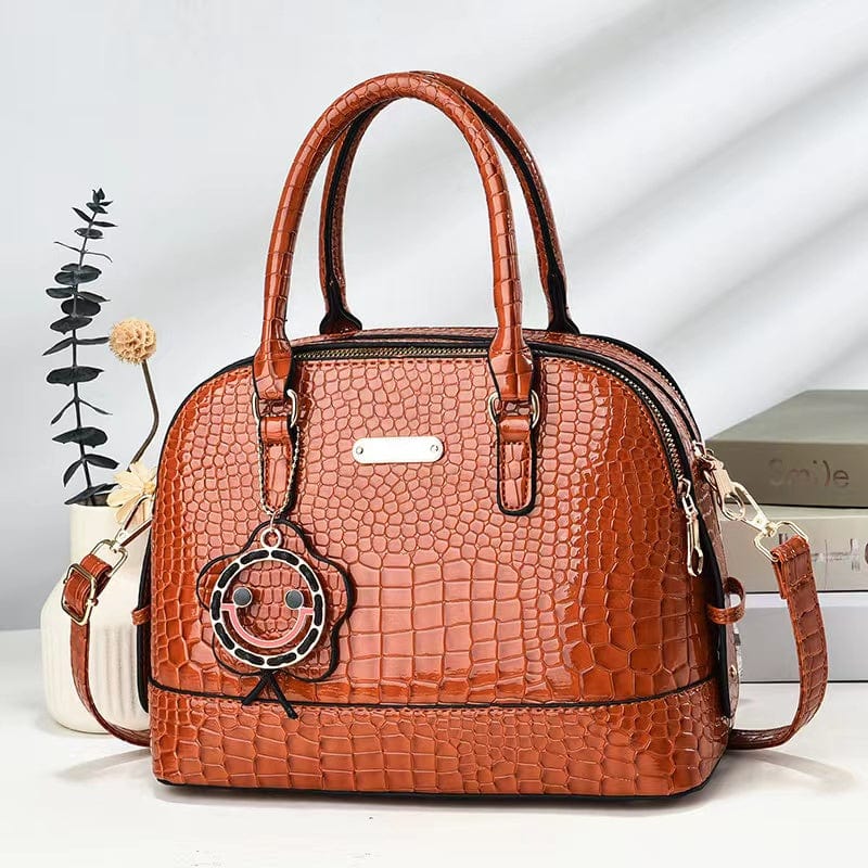 S / Yellow earth New womens bags 2022 comfortable and beautiful handbags handbag large and light capacity hand bag handbags16333