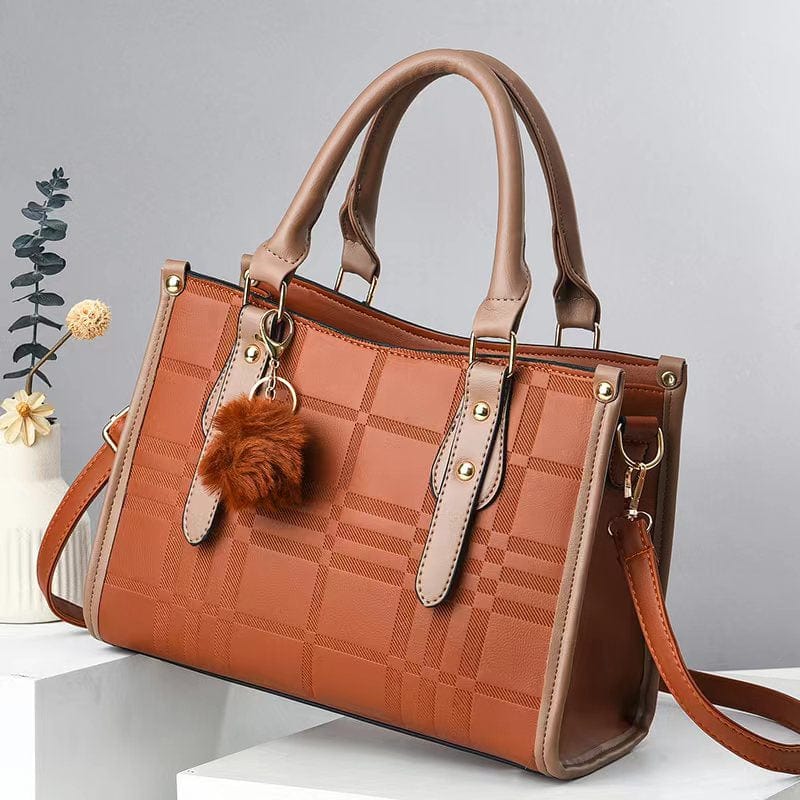 S / Yellow earth New womens bags 2022 comfortable and beautiful handbags handbag large and light capacity hand bag handbags16342