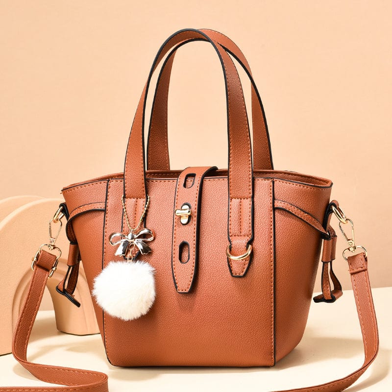 S / Yellow earth New womens bags 2022 comfortable and beautiful handbags handbag large and light capacity hand bag handbags16352