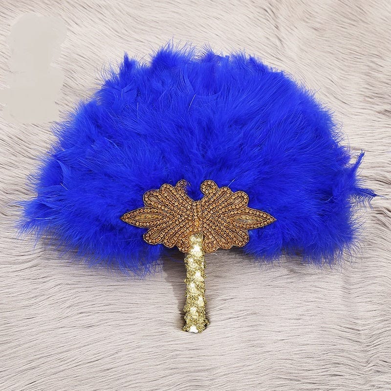 S4588F	 Party supplies party supplies decorations wedding feather fan performance props wedding bride holding fan