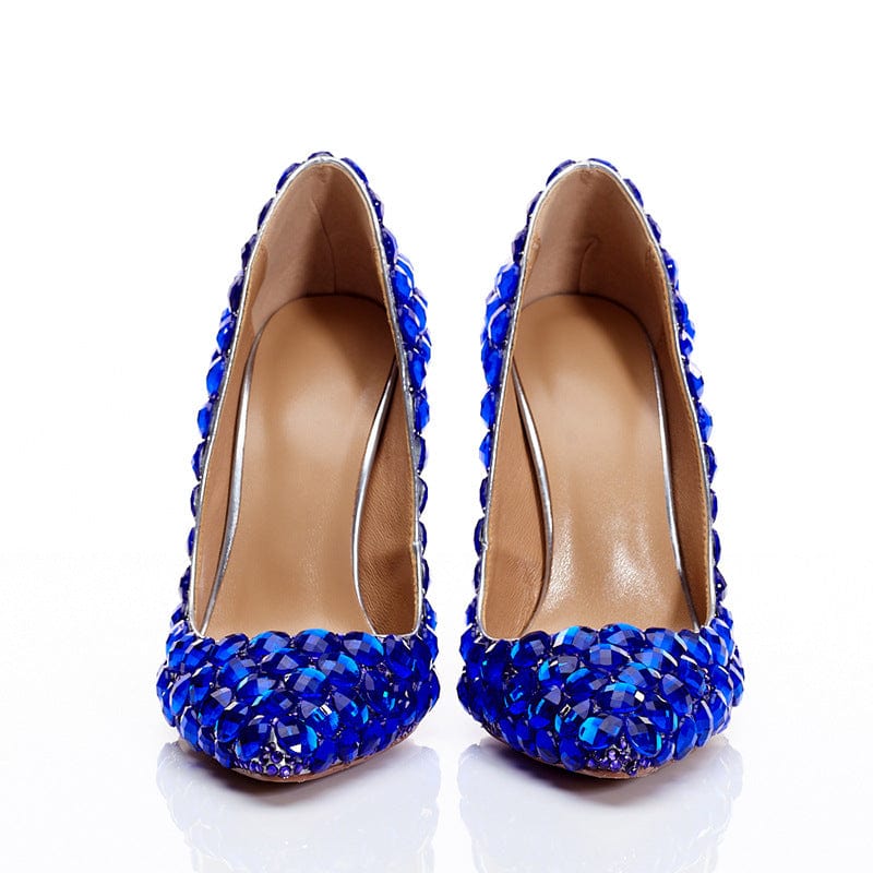 S959A  Elegant banquet high-heel stiletto pedicure slimming shallow mouth pointed toe butterfly wedding shoes for women