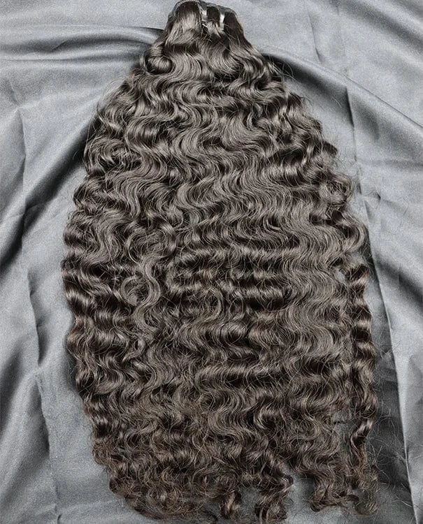 Sample Order Raw Vietnamese Human Hair Bundles Burmese Curly raw vietnamese hair unprocessed bundles