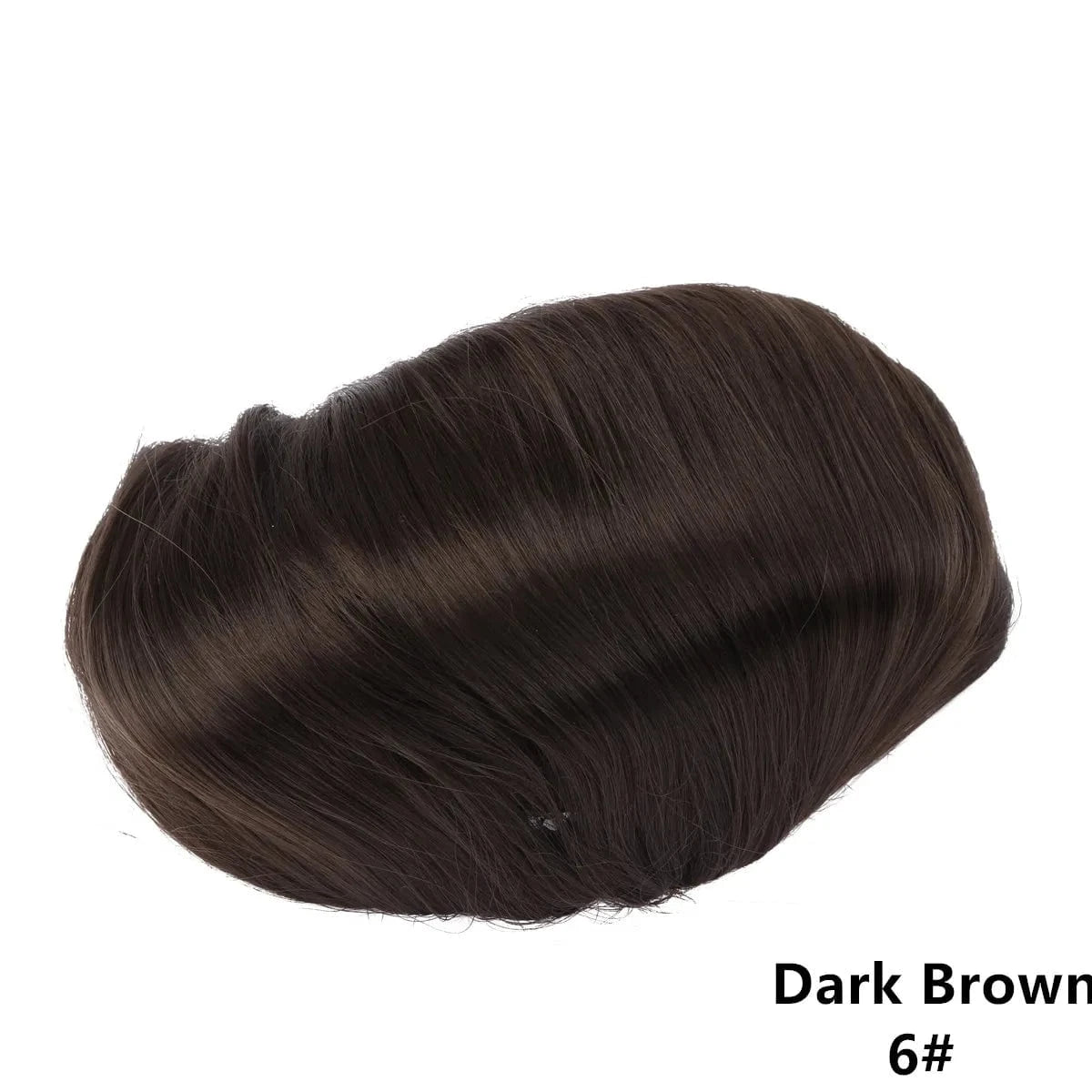 SARLA Synthetic Black Afro Kinky Hair Donut Bun Extension Bun Burger Postiches Drawstring Chignon Hairpieces Large Hair Puff Bun