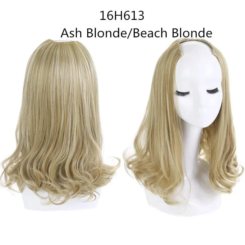 SARLA Wholesale China Best Wigs Cheap With Lowest Price Synthetic Fiber Short Invisible Curly Hair Clip Upart Wigs Extensions