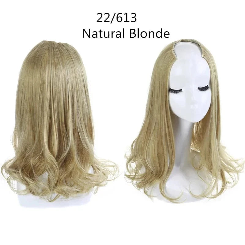 SARLA Wholesale China Best Wigs Cheap With Lowest Price Synthetic Fiber Short Invisible Curly Hair Clip Upart Wigs Extensions