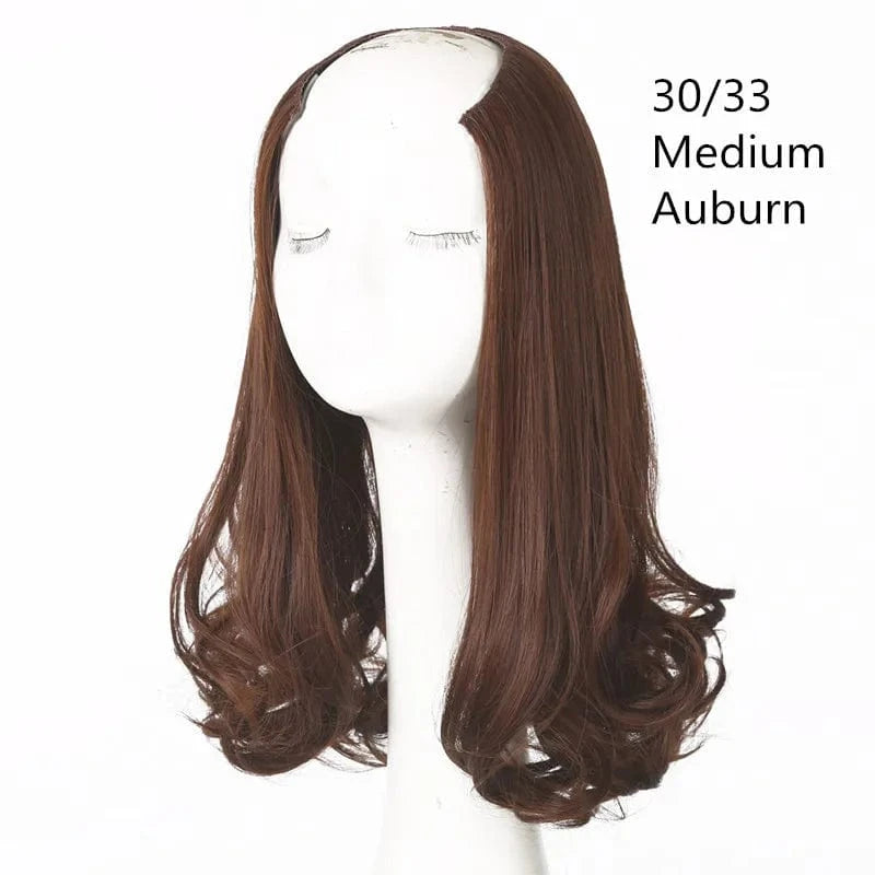 SARLA Wholesale China Best Wigs Cheap With Lowest Price Synthetic Fiber Short Invisible Curly Hair Clip Upart Wigs Extensions
