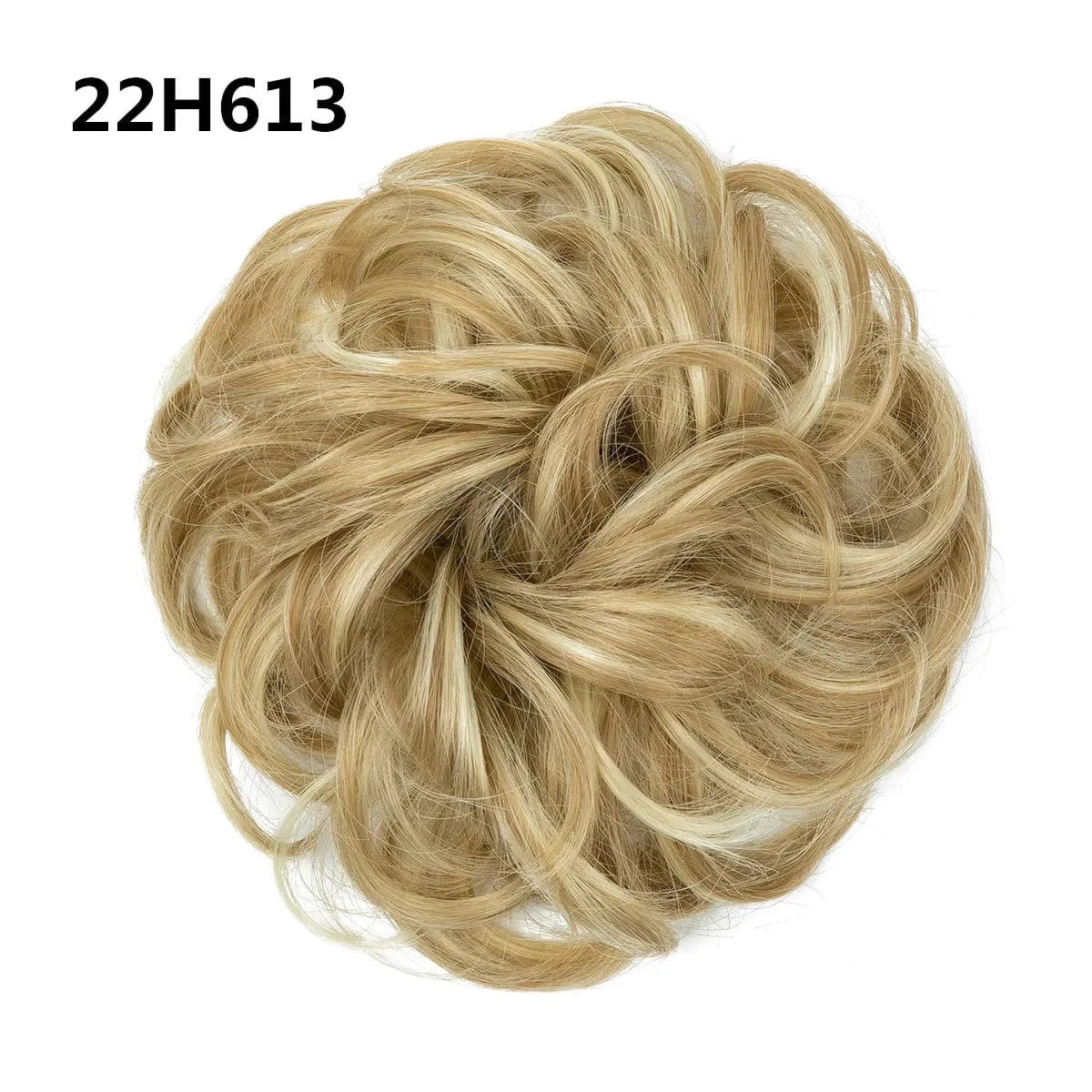 SARLA Wholesale Fabric Wrap Curly Wigs Scrunchie Elastic Rubber Band SyntheticEasy Messy Hair Bun Extensions chignon Hair Women