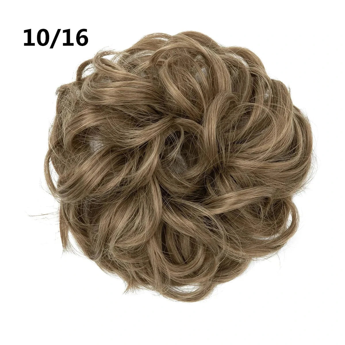 SARLA Wholesale Fabric Wrap Curly Wigs Scrunchie Elastic Rubber Band SyntheticEasy Messy Hair Bun Extensions chignon Hair Women