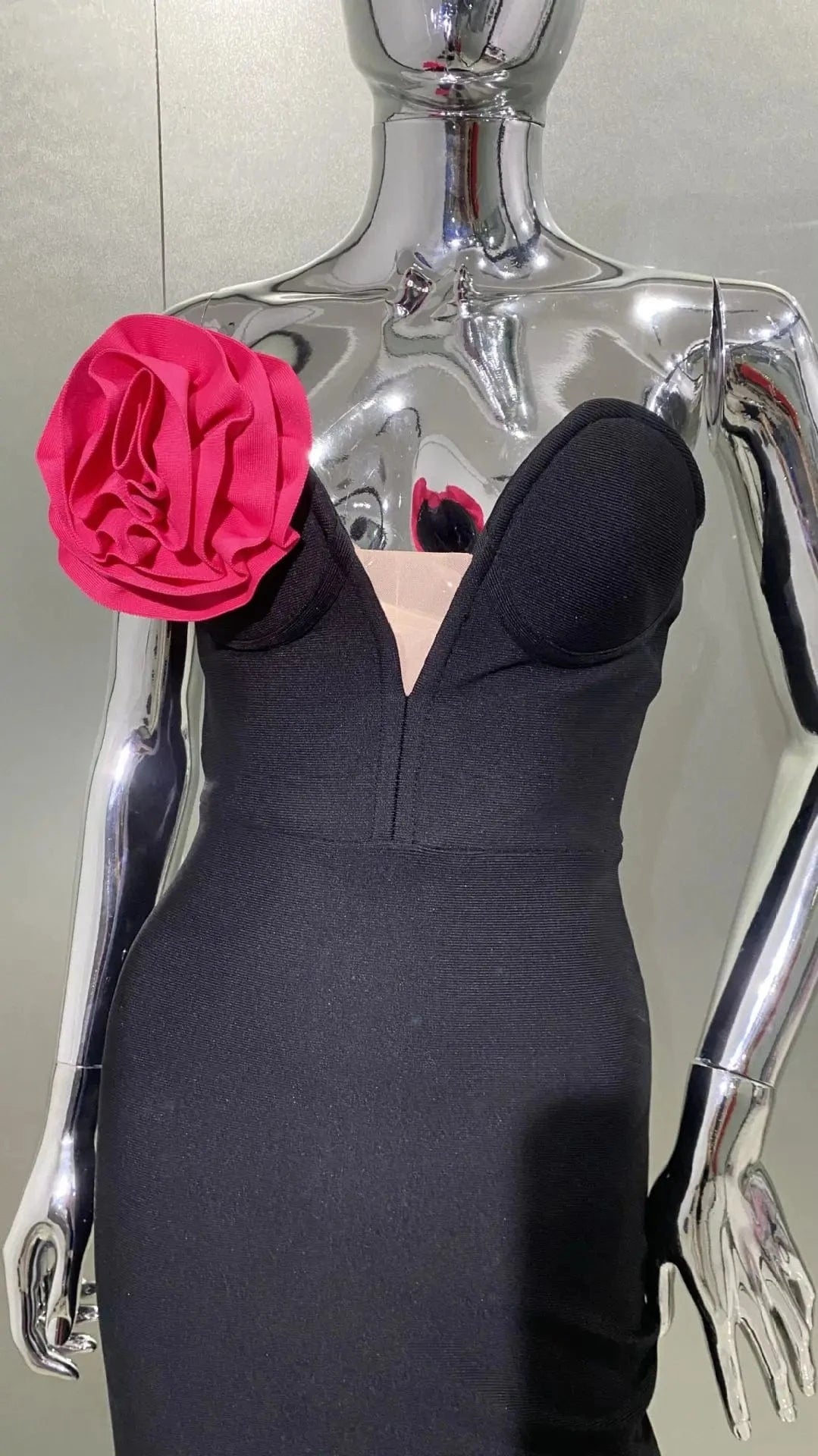 SB2672 High Quality Maxi Dresses Elegant Off Shoulder Dress For Women Party Sexy Flower Bandage Dress