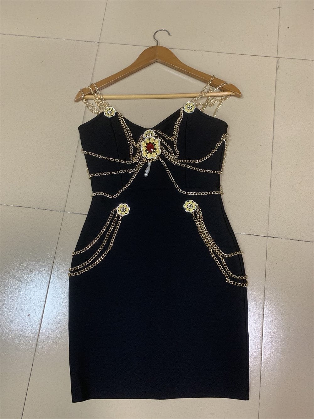 Sexy Beading Women Celebrity Evening Night Clubwear Bodycon Cocktail Runway Party Dress