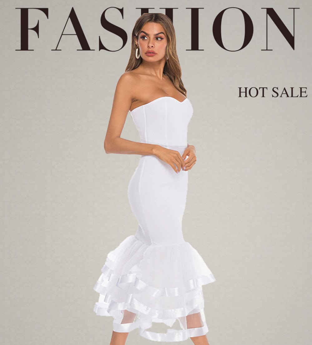 Sexy Off Shoulder Slim Party Evening Dress Ruffle Sexy African Bridal Wedding Dress