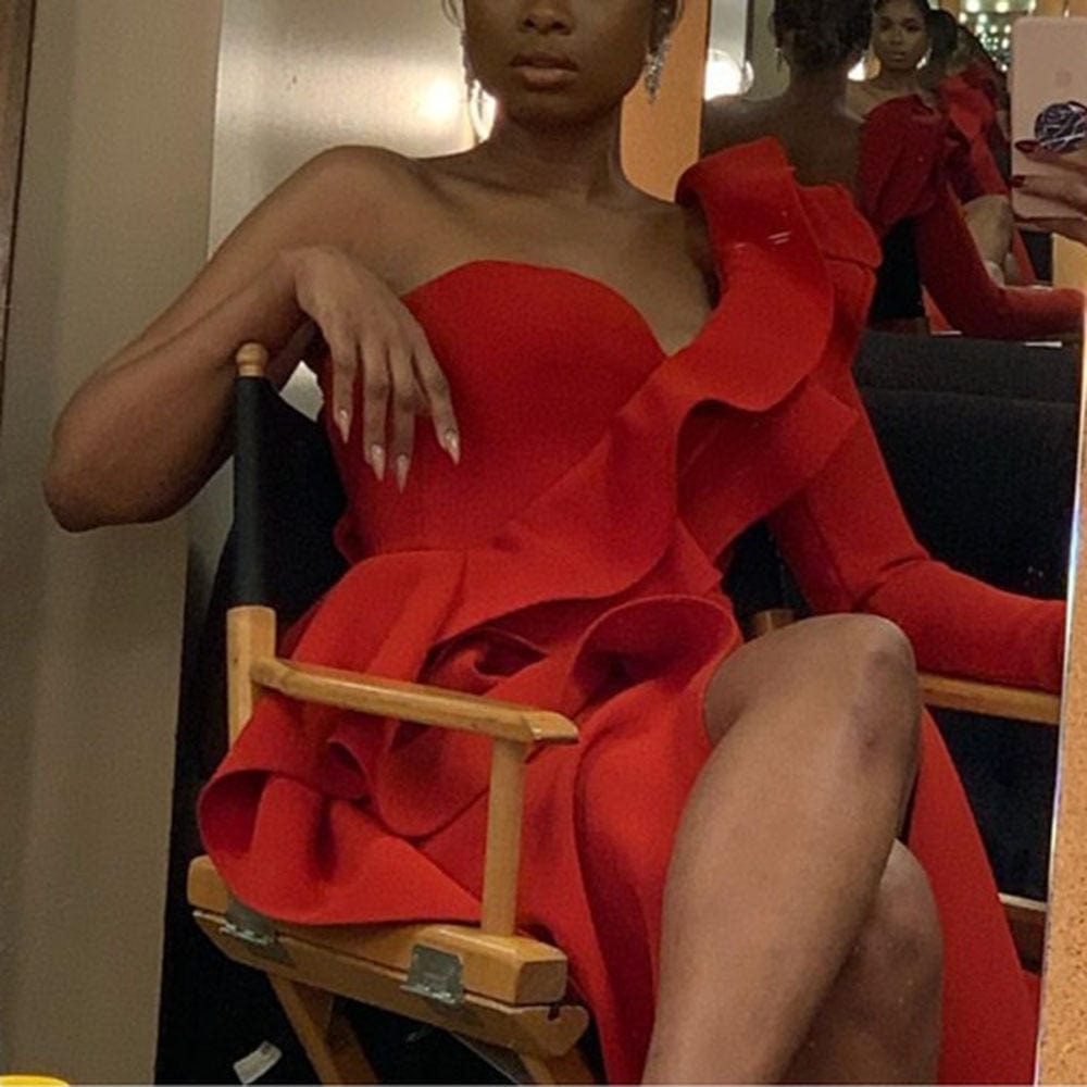 Sexy One Shoulder Backless Asymmetrical Red Maxi Women Evening Dresses