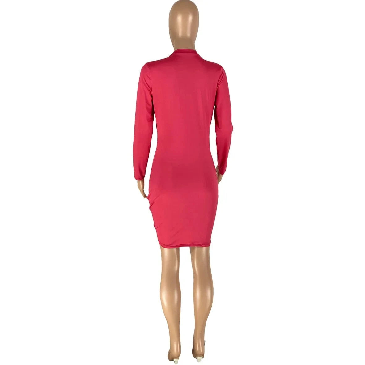 Sexy Woman Fall Dress New Arrivals Casual Dresses Cut Out Club Wear Cheap Casual Women Tight Deep V Neck Mini Dress