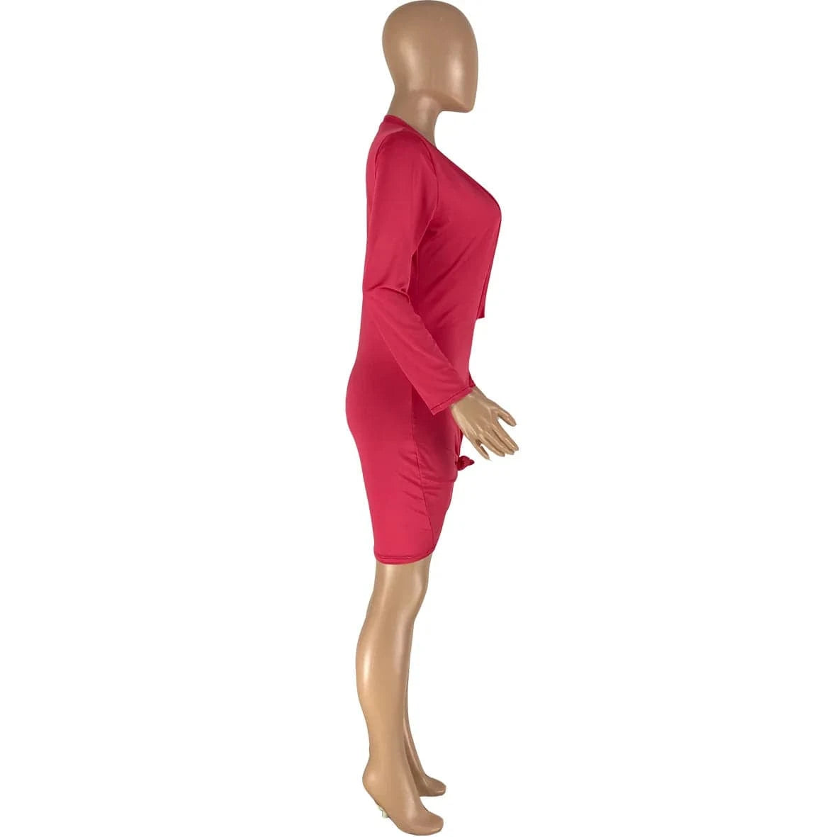 Sexy Woman Fall Dress New Arrivals Casual Dresses Cut Out Club Wear Cheap Casual Women Tight Deep V Neck Mini Dress