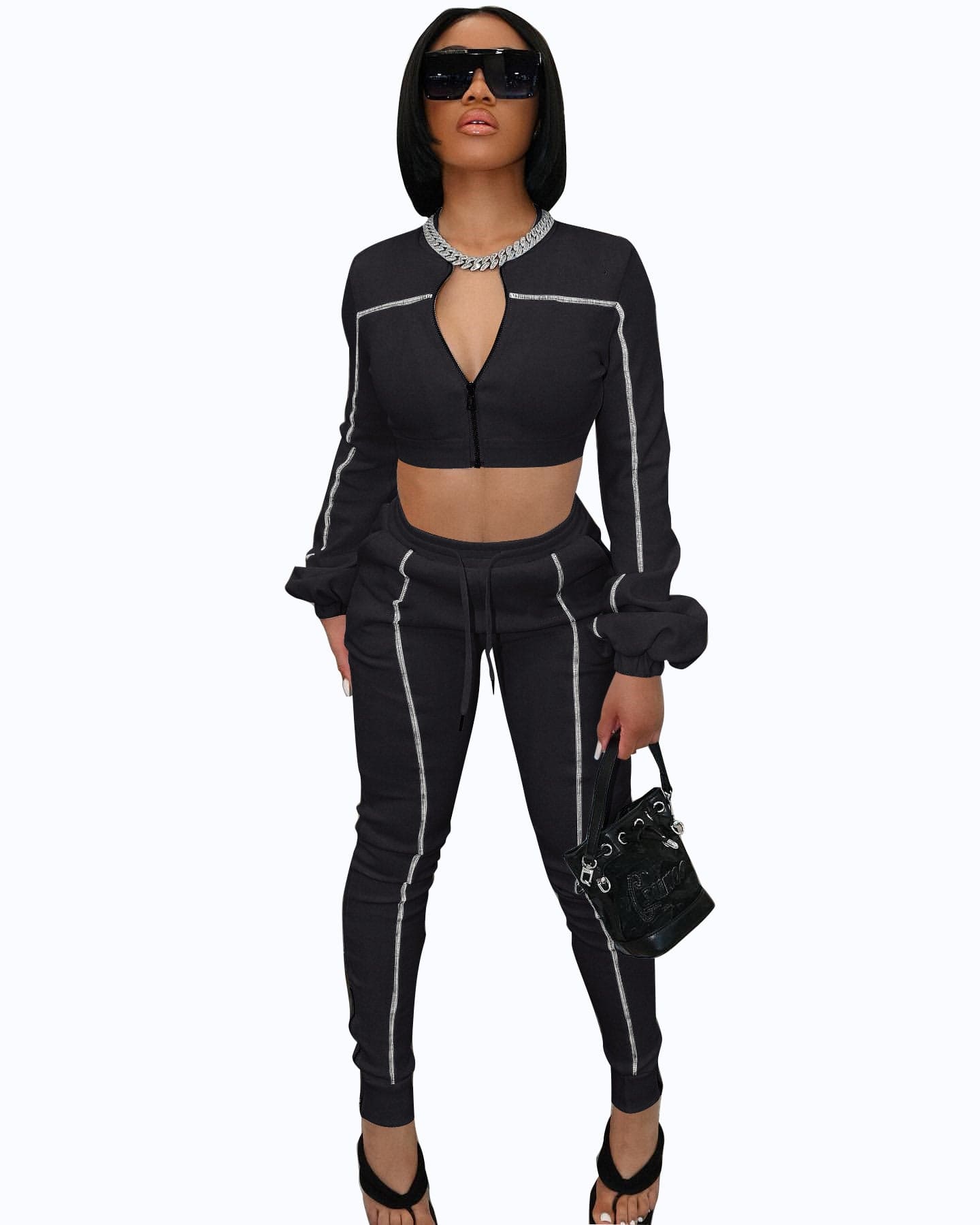sexy women clothing  trending 2022 two piece pants set for women