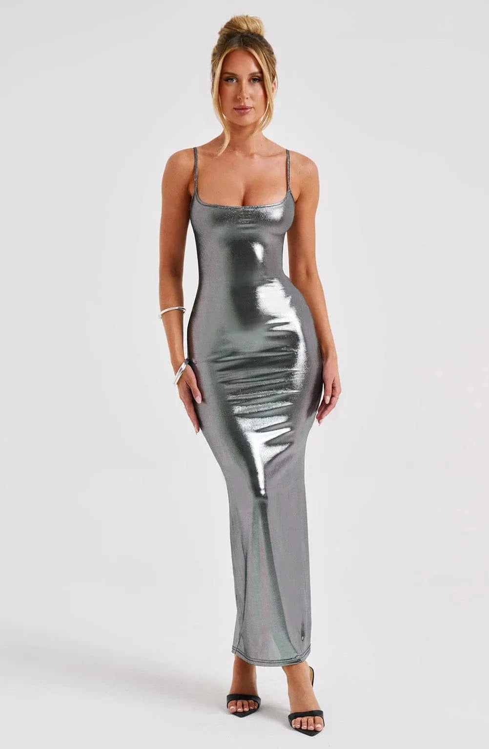 sexy Womens's prom dresses long spaghetti strap bandage dresses for ladies
