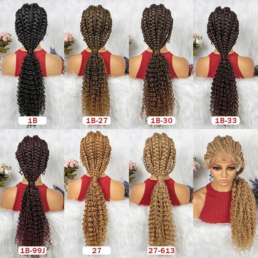short curly braid wig for black woman wholesale braided lace wigs glueless braid wig vendors