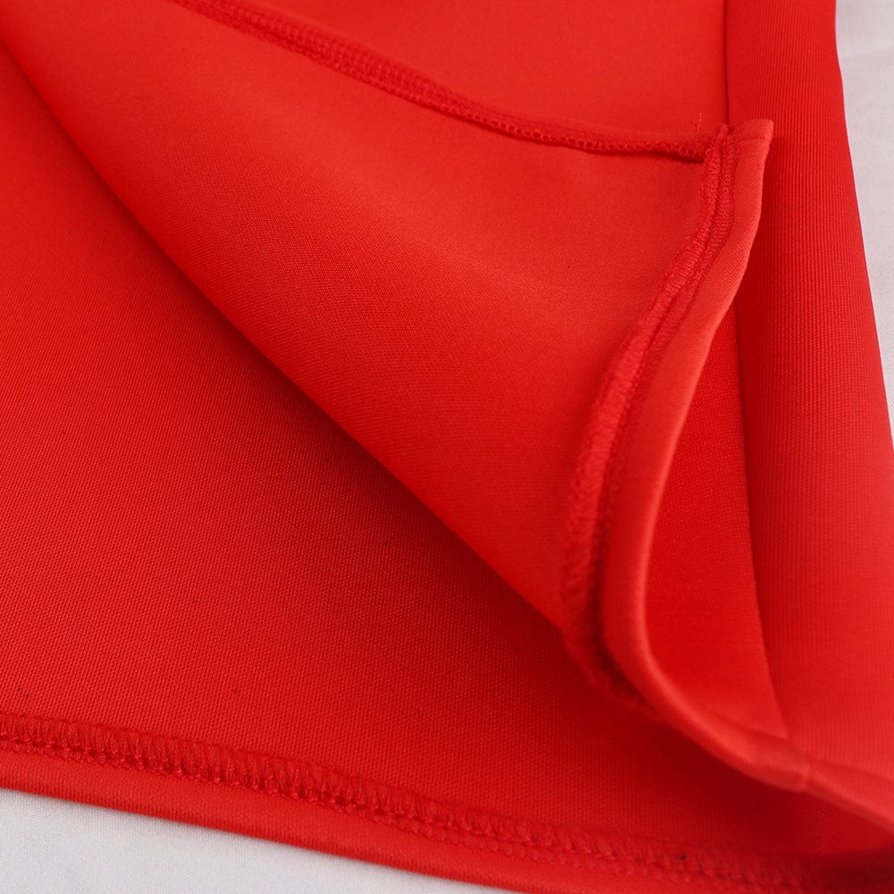 short dress 2022 Red Large Size Elegant Sexy Ruffles Women Prom Dresses