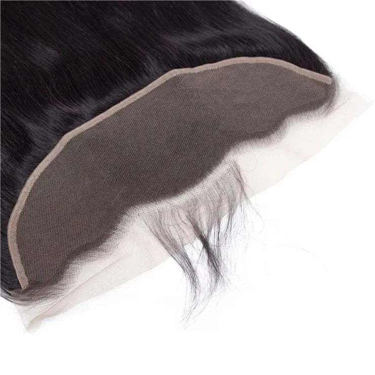 Silk Base Malaysian Straight Virgin Brazilian Hair 360 Lace Frontal Closure