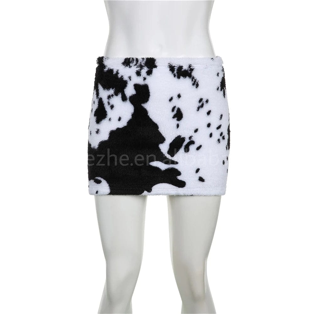 skirt Newest Fashion Sexy Hot Women Bodyfit Night Club Streetwear Casual Fur Furry Short Wrap Skirt Mini Skirt Women'S Skirts