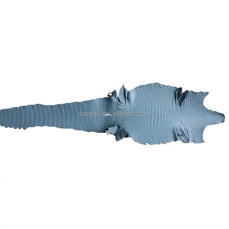 Sky Blue Crocodile skin leather wallet carteiras de couro masculina billetera de cuero de cocodrilo