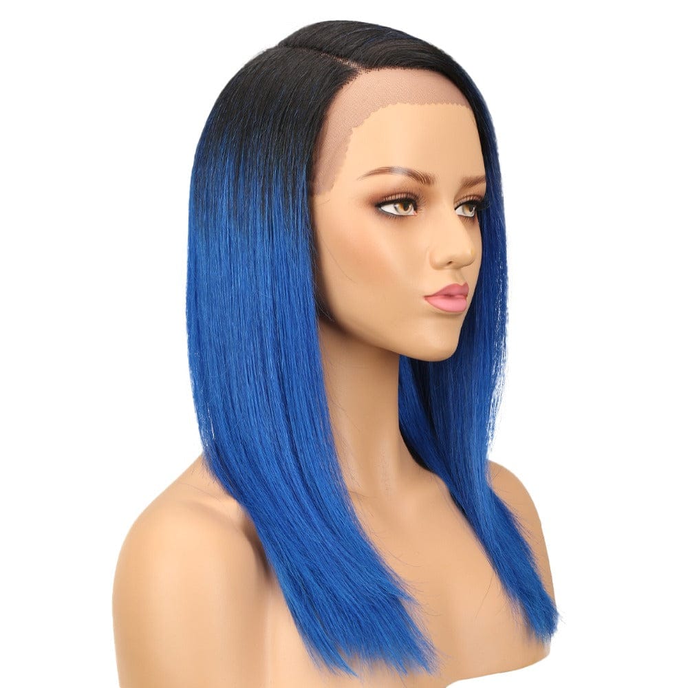 Sleek 180% Density Human Hair Wigs Brazilian Remy Straight Hair Lace Front Wig All Colors With Baby Hair For Black Women