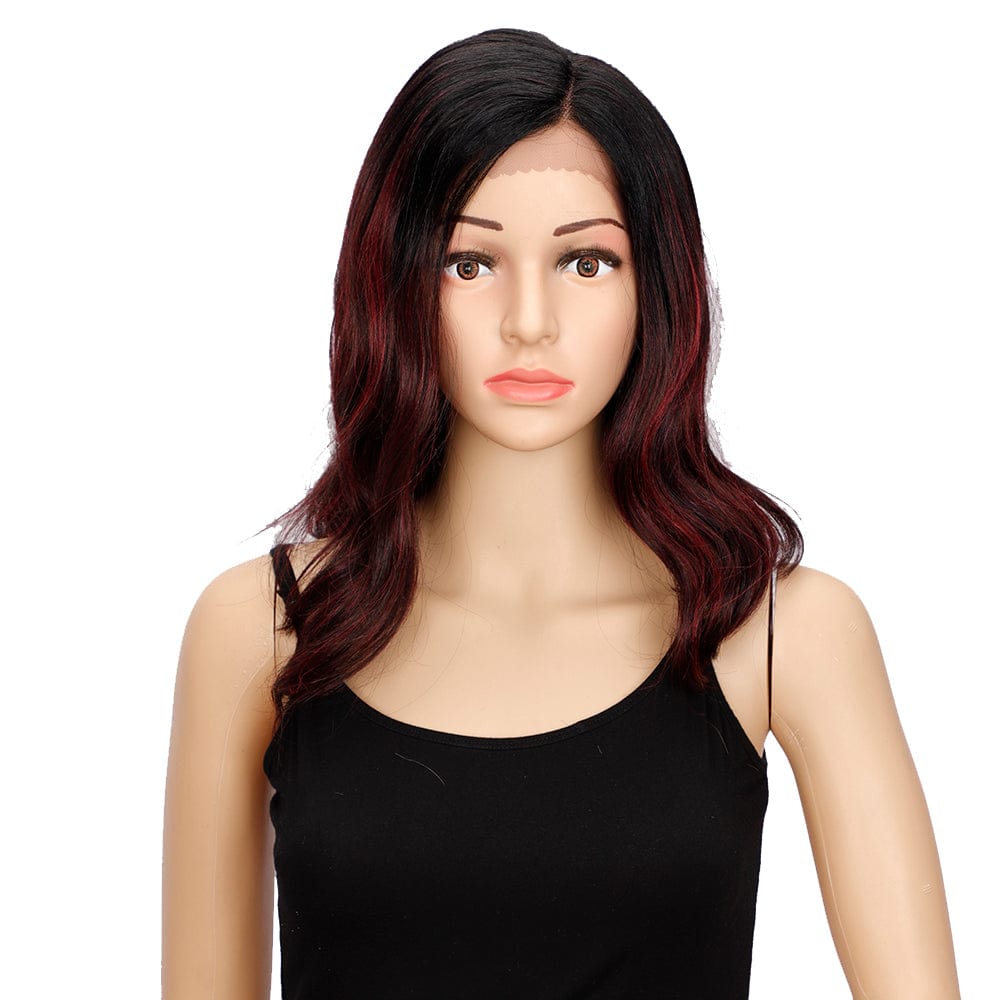 sleek quality wholesale for women hot selling knotless cheap heat resistant blond body wave lace front wig synthetic hair wigs