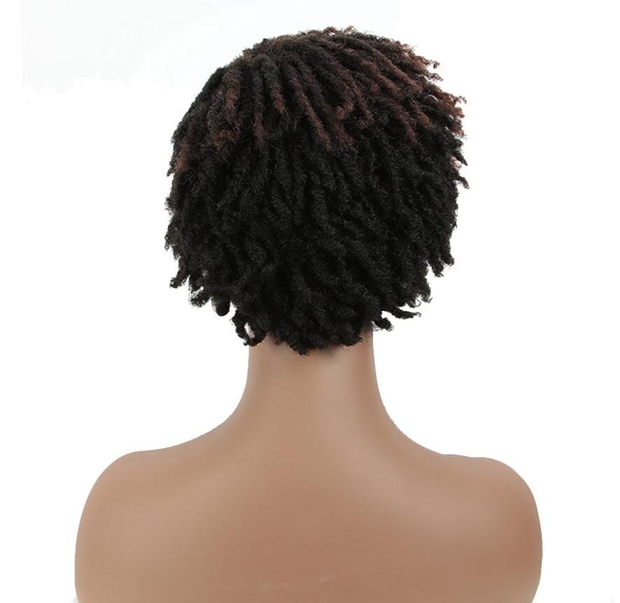 sleek quality wholesale hot selling cheap made machine wig heat resistant faux locs crochet hair synthetic hair wig for women
