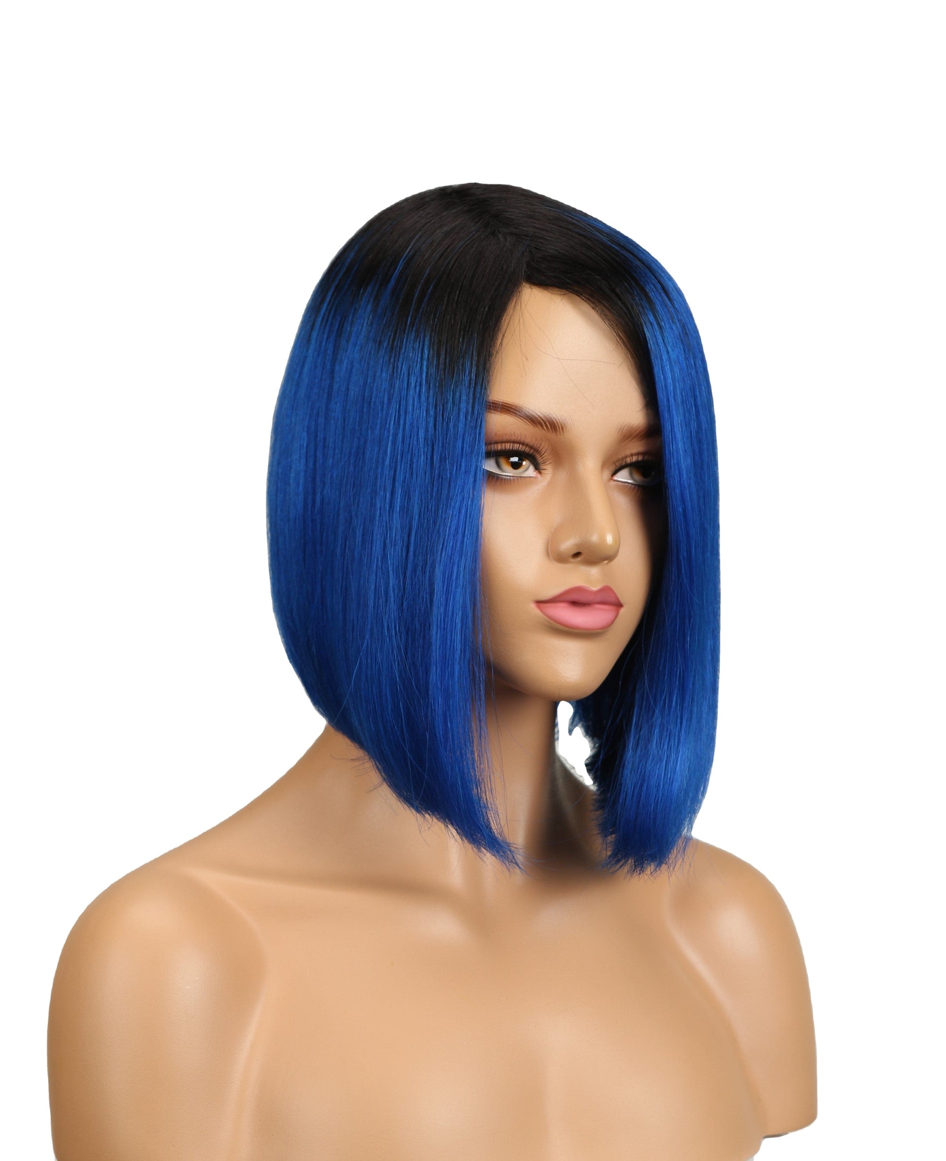 sleek wholesale for women manufacturer short bob wig Cuticle Aligned Brazilian Hair Straight non-lace Bob wig Human Hair Wigs