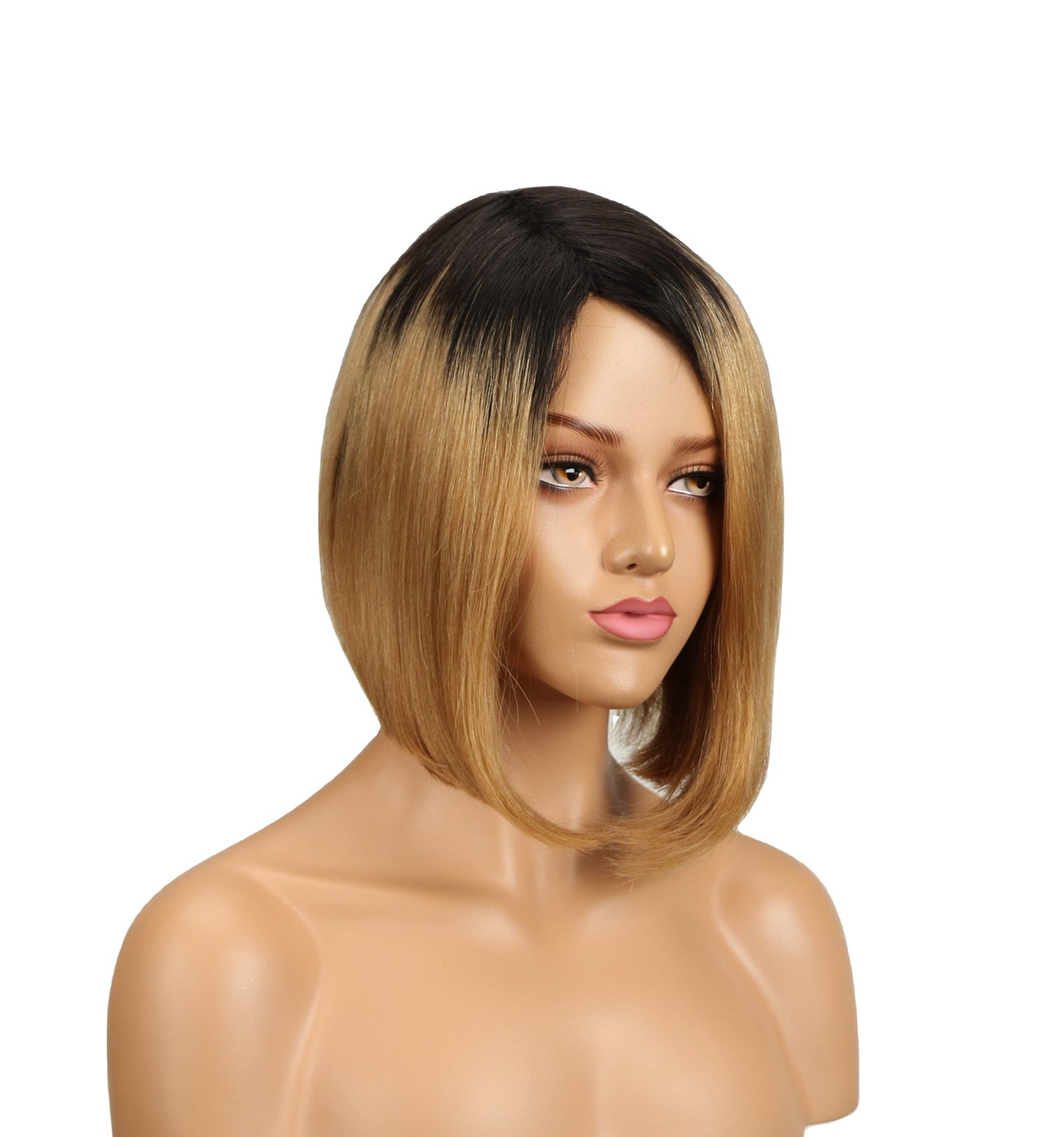 sleek wholesale for women manufacturer short bob wig Cuticle Aligned Brazilian Hair Straight non-lace Bob wig Human Hair Wigs
