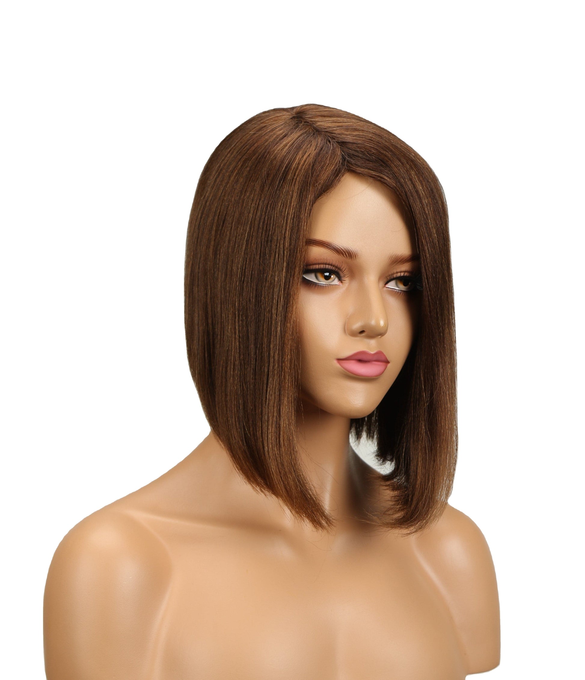 sleek wholesale for women manufacturer short bob wig Cuticle Aligned Brazilian Hair Straight non-lace Bob wig Human Hair Wigs