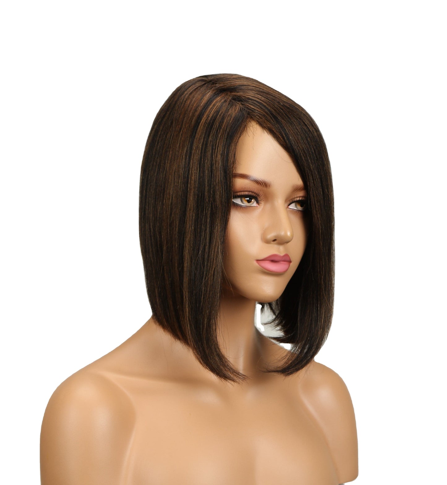 sleek wholesale for women manufacturer short bob wig Cuticle Aligned Brazilian Hair Straight non-lace Bob wig Human Hair Wigs