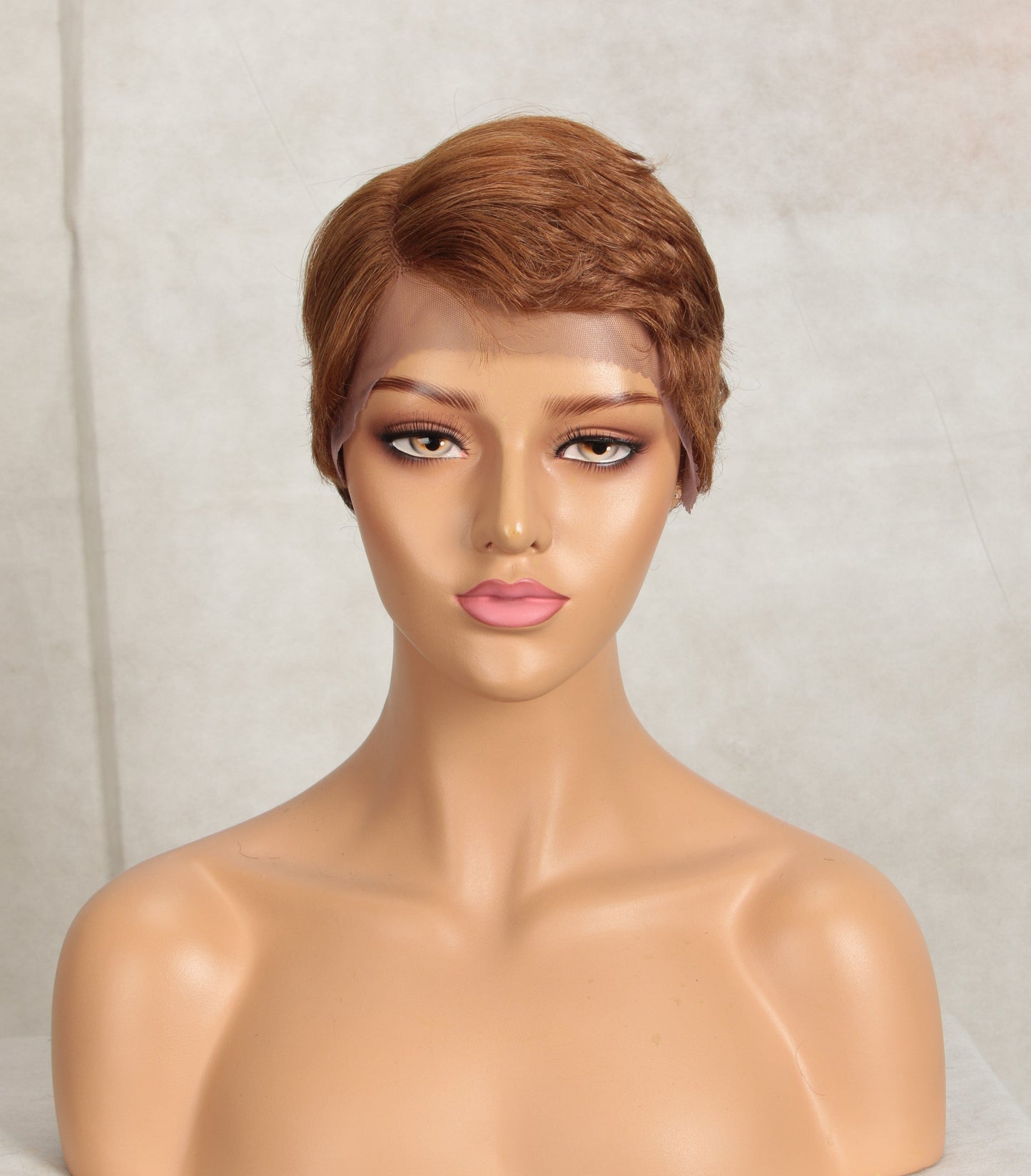 sleek Wholesale high quality Cheap Straight Pixie Cut Plucked Brazilian Short Wigs Lace Part Frontal Human Hair Wigs For Women