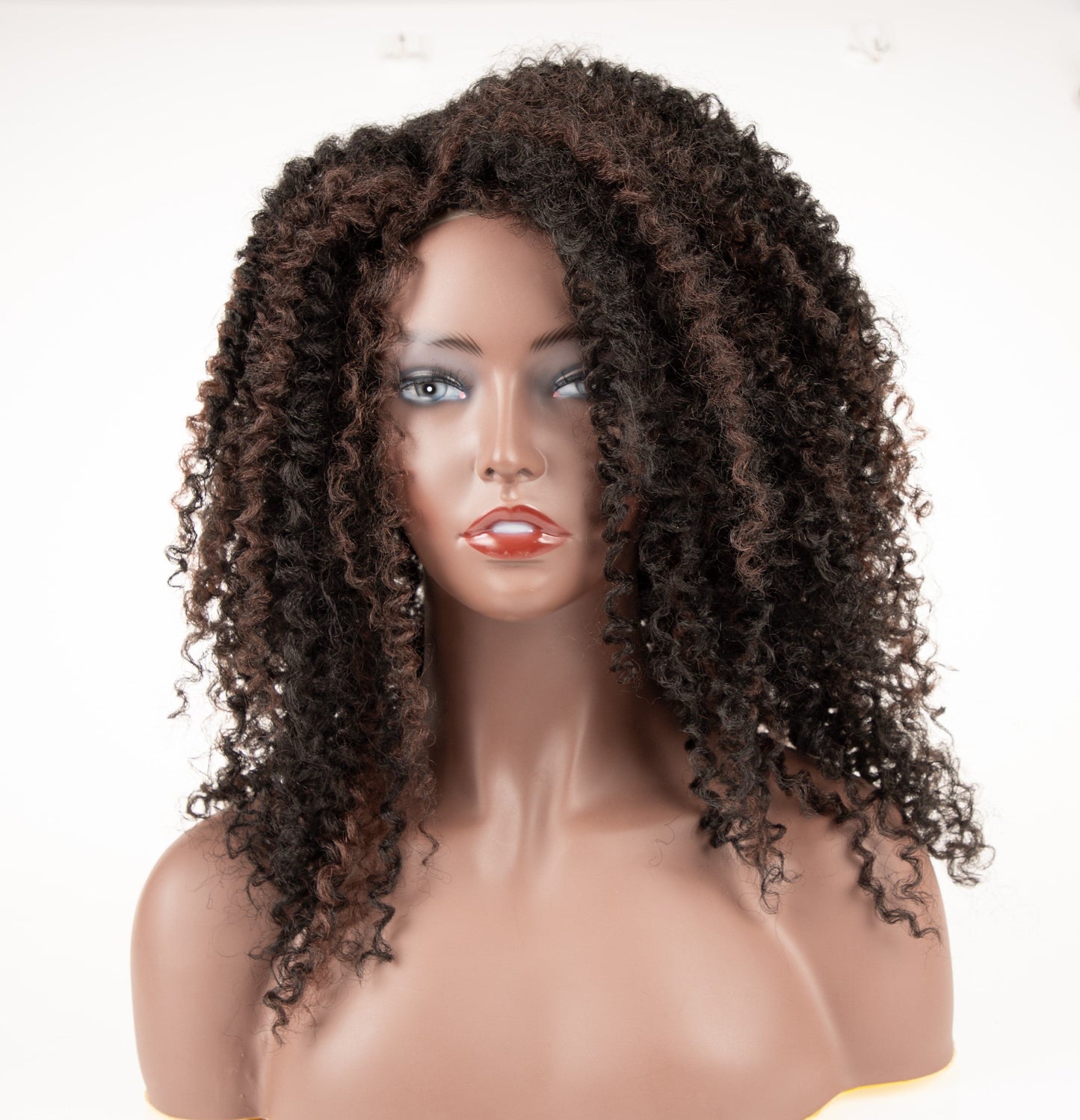 sleek wholesale Short Length Glueless Wig Afro Kinky Curly Natural Black Heat Heat Resistant Fiber Synthetic Hair Wigs for women