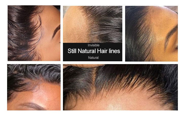 Small Knots Invisible Transparent  pre plucked natural hair lines ear to ear 13*4 lace Frontal Closure Wholesale