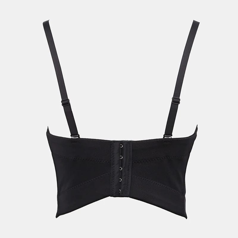Source factory customized wholesale pearl underwear black and white women's bra