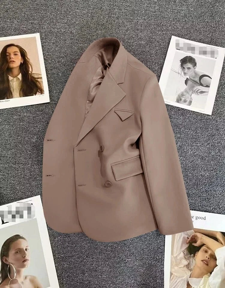 Spring and Autumn New Plus size Fashionable Elegant loose High-end suit Slimming top age-reducing Suit coat For women