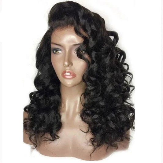 Spring Curly Human Hair Frontal Wigs for Black Women Lace Front Wig Brazilian Human Hair